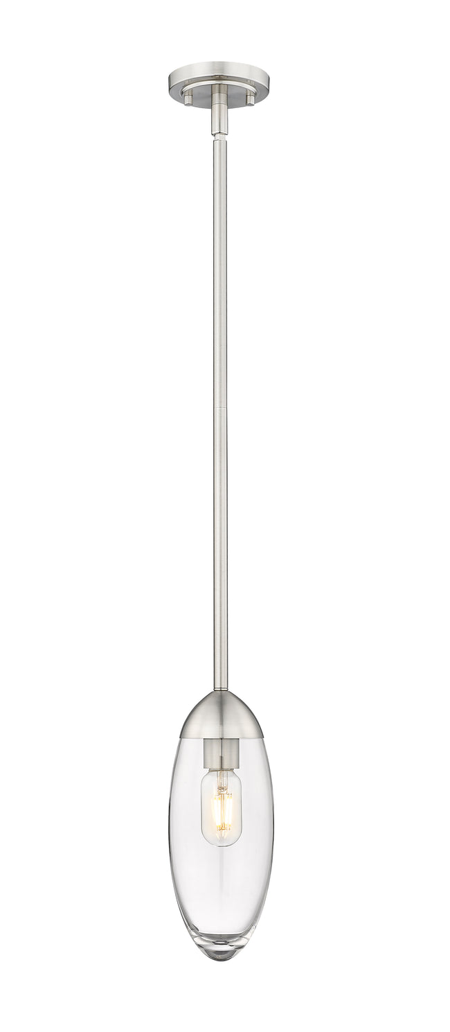 651P-ROD-BN - Arden 1 Light 4" Pendant - Brushed Nickel