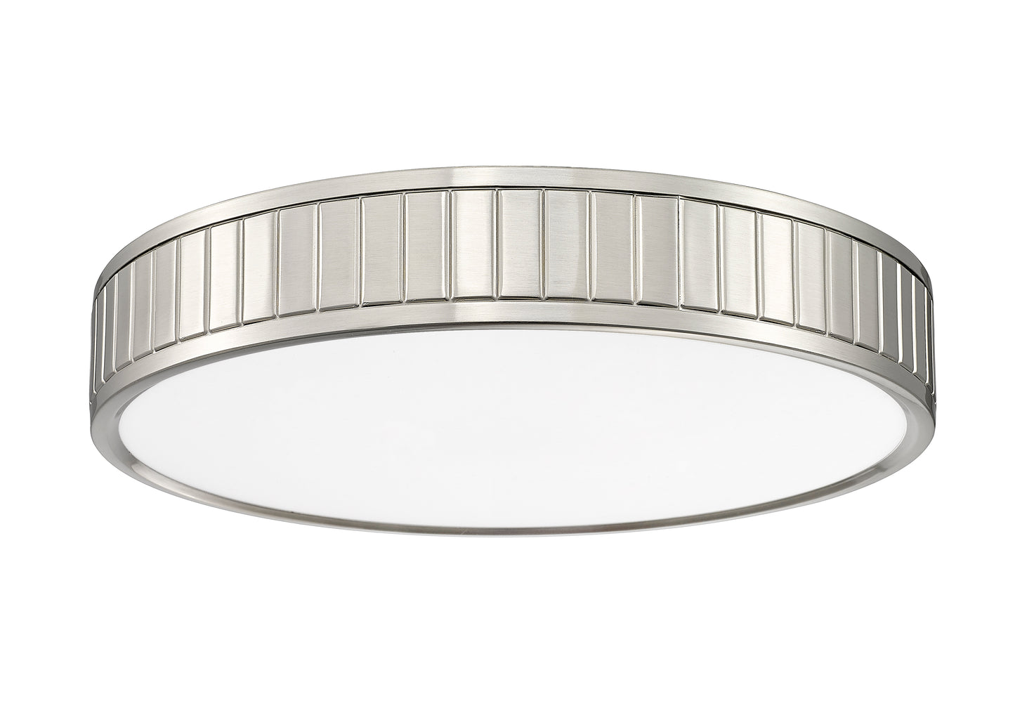 1005F16-BN-LED - Madison 1 Light Flush 16" Mount - Brushed Nickel