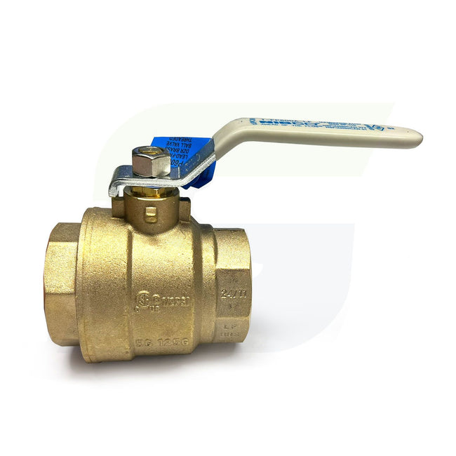 NL998XD - 2" Threaded Lead-Free Ball Valve - T-FP-600A - Brass