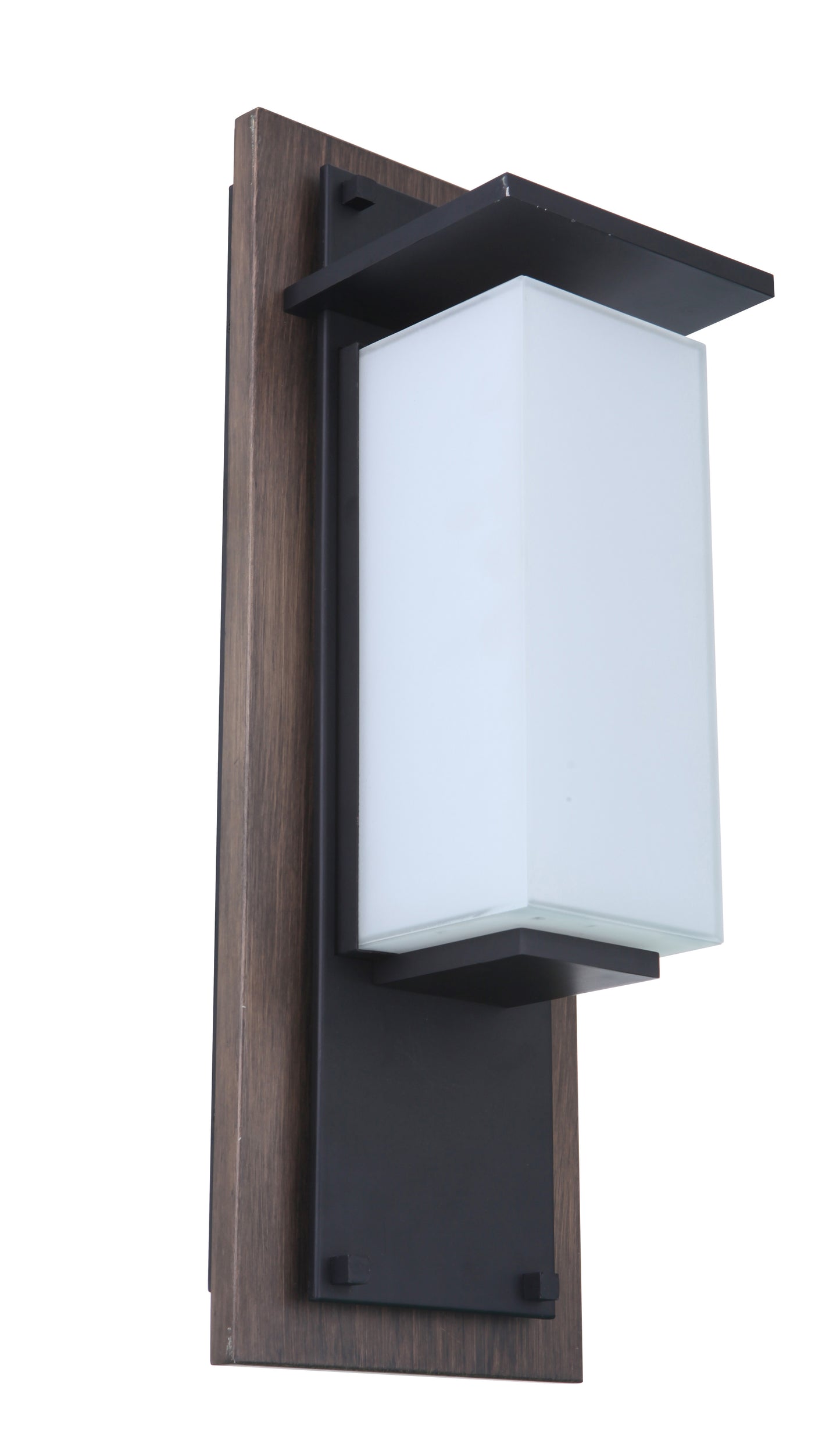 ZA2522-WBMN-LED - Heights 1 Light 24" High Outdoor Wall Lantern - Whiskey Barrel / Midnight