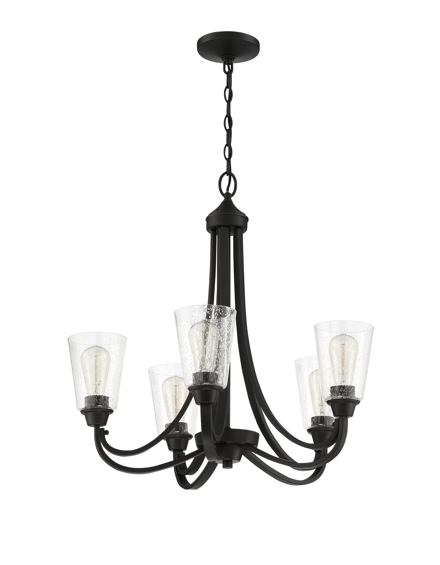 41925-ESP-CS - Grace 5 Light 26" Wide Chandelier - Espresso