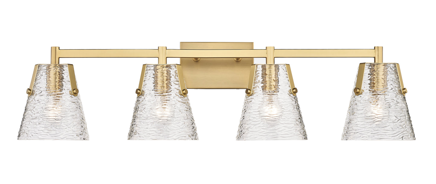 1101-4V-MGLD - Analia 4 Light 36" Vanity - Modern Gold