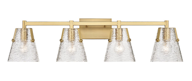 1101-4V-MGLD - Analia 4 Light 36" Vanity - Modern Gold