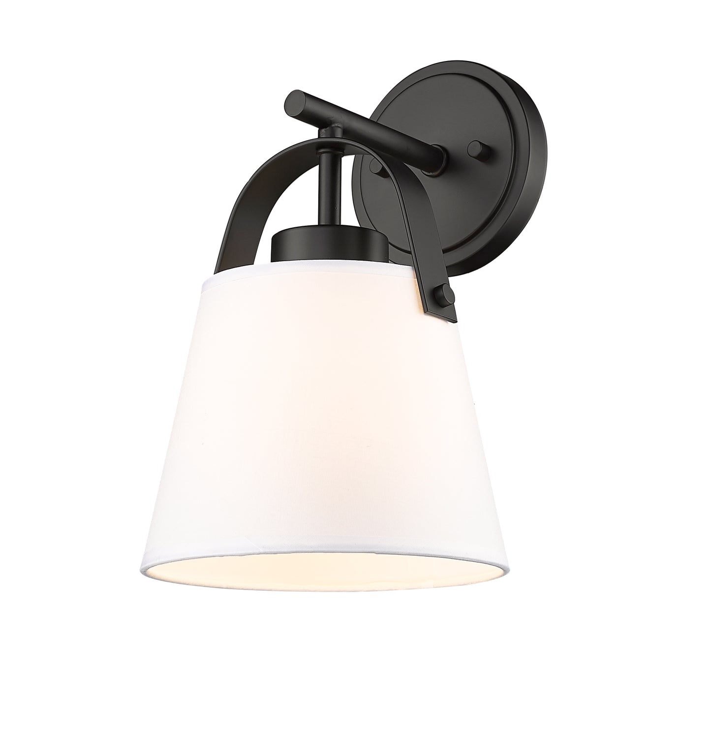 743-1S-MB - Z-Studio 1 Light Wall 13" Sconce - Matte Black