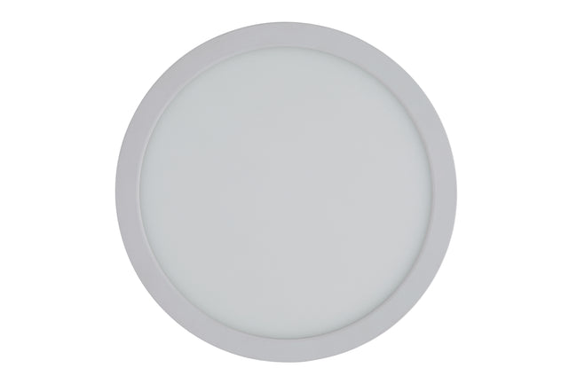 X9409-W-LED-5CCT - Slim Line II 1 Light 9" Wide Flush Mount - White