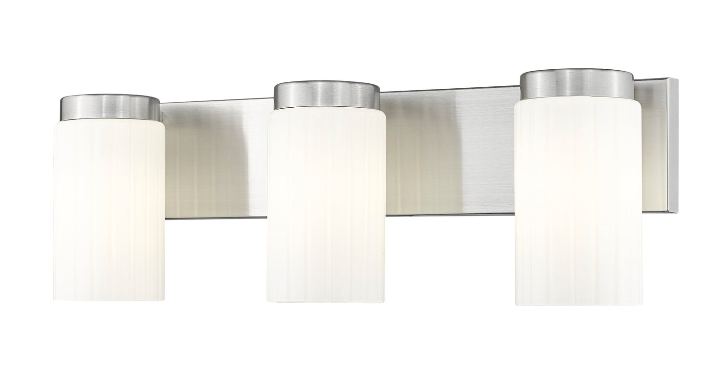 746-3V-BN - Burk 3 Light 22" Vanity - Brushed Nickel