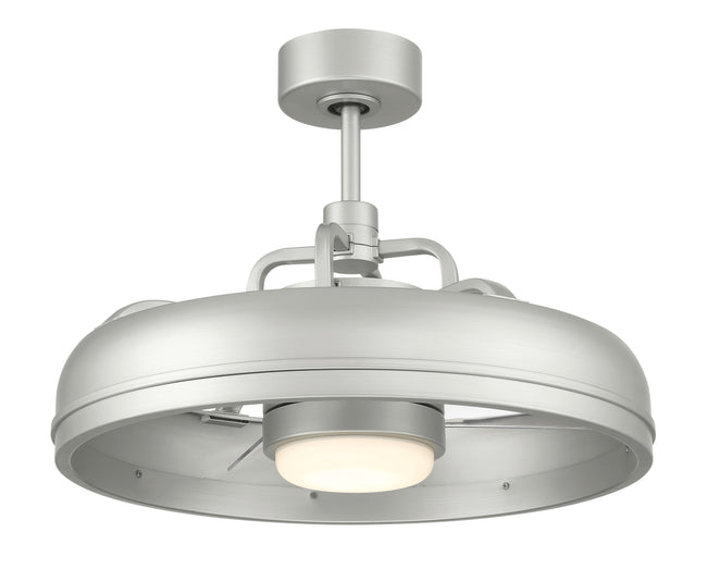 TYL24PN3 - Taylor Indoor/Outdoor 20" 3 Blade Indoor Outdoor Ceiling Fan with Light Kit - Painted Nickel