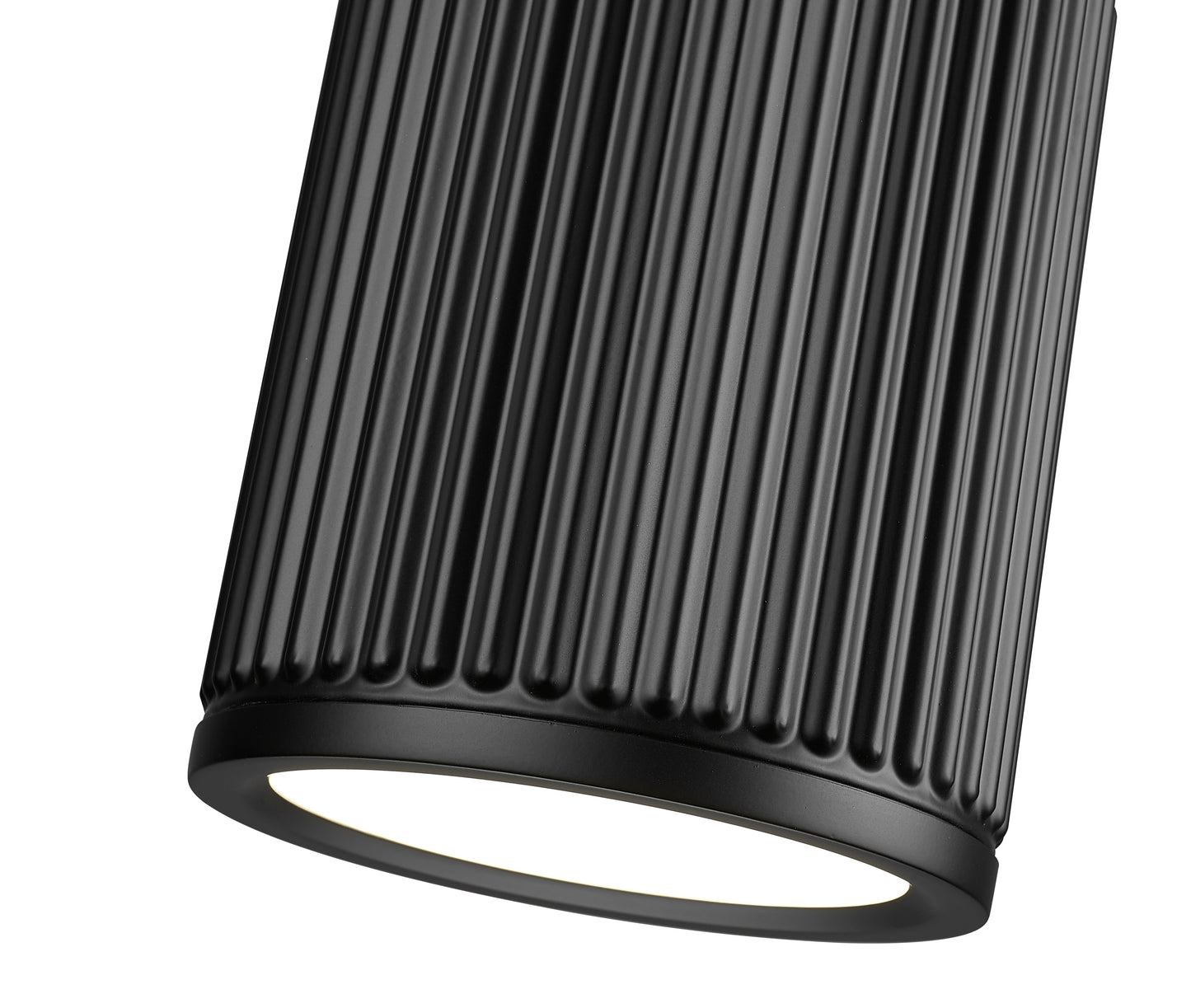 1013F6-MB-LED - Stari 1 Light Flush 6" Mount - Matte Black