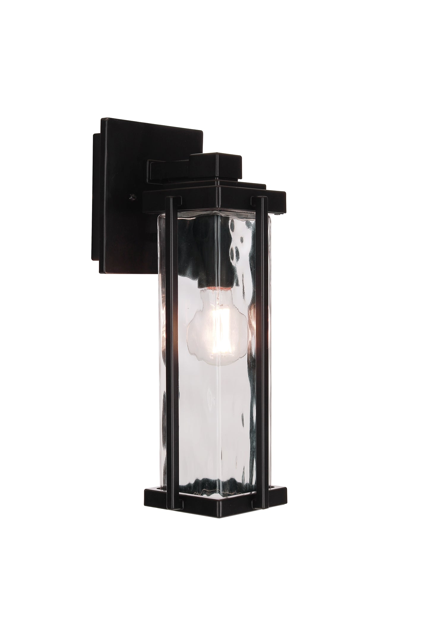 Z2604-MN - Pyrmont 1 Light 14.63" High Outdoor Wall Lantern - Midnight