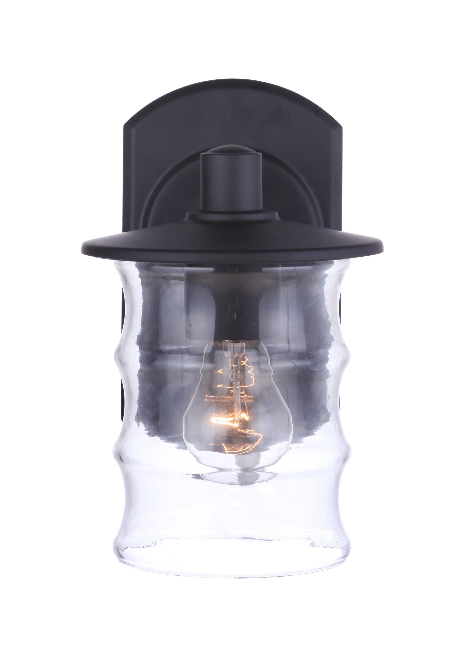 ZA3604-MN - Canon 1 Light 9.88" High Outdoor Wall Lantern - Midnight