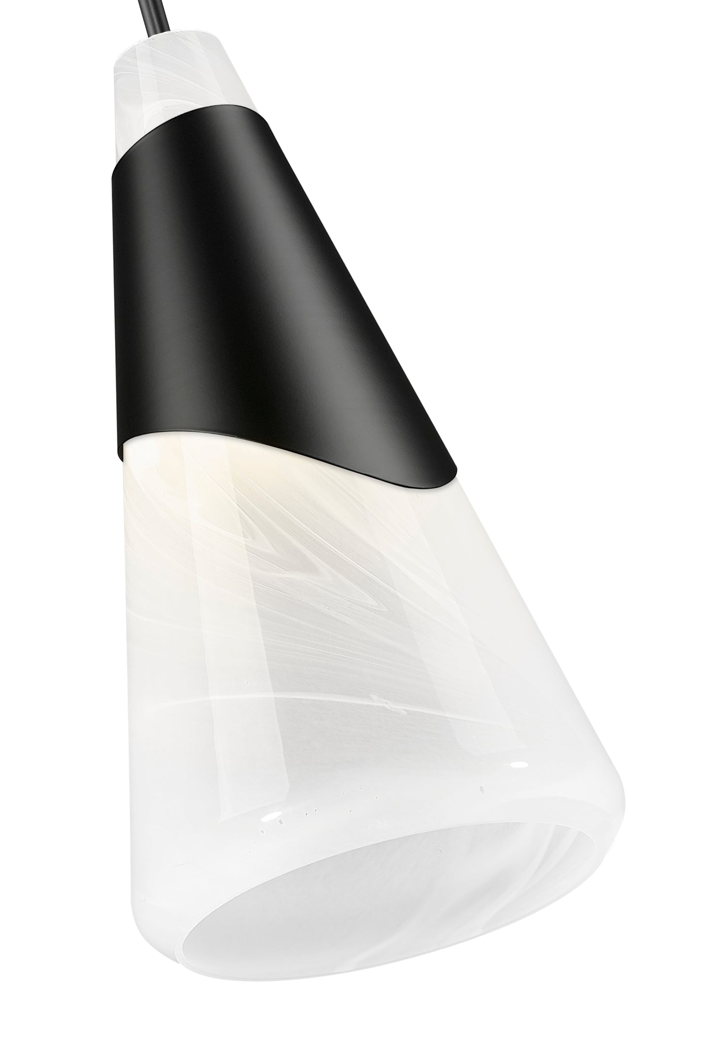 828P7-MB - Aimie 1 Light 7" Pendant - Matte Black