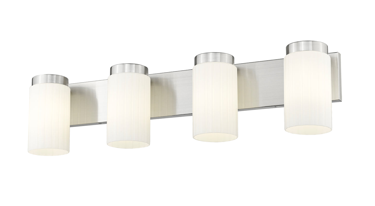 746-4V-BN - Burk 4 Light 30" Vanity - Brushed Nickel