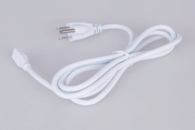 CUC10-PG5-W - Undercabinet Light Bars 1" High Power Cord with Plug - White