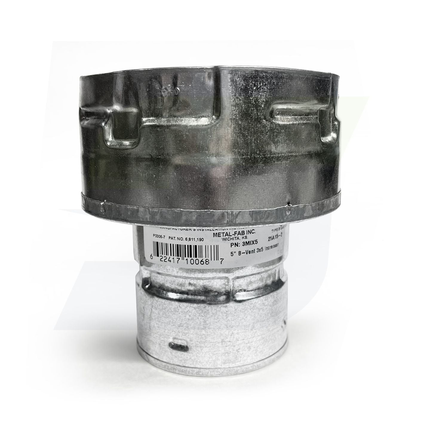 3MIX5 - Type B Gas Vent Increaser - 3" to 5"