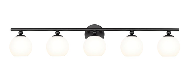 1100-5V-MB - Neoma 5 Light 38" Vanity - Matte Black