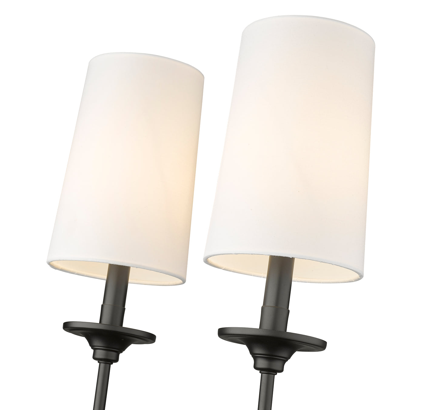3033-2S-MB - Emily 2 Light Wall 24" Sconce - Matte Black