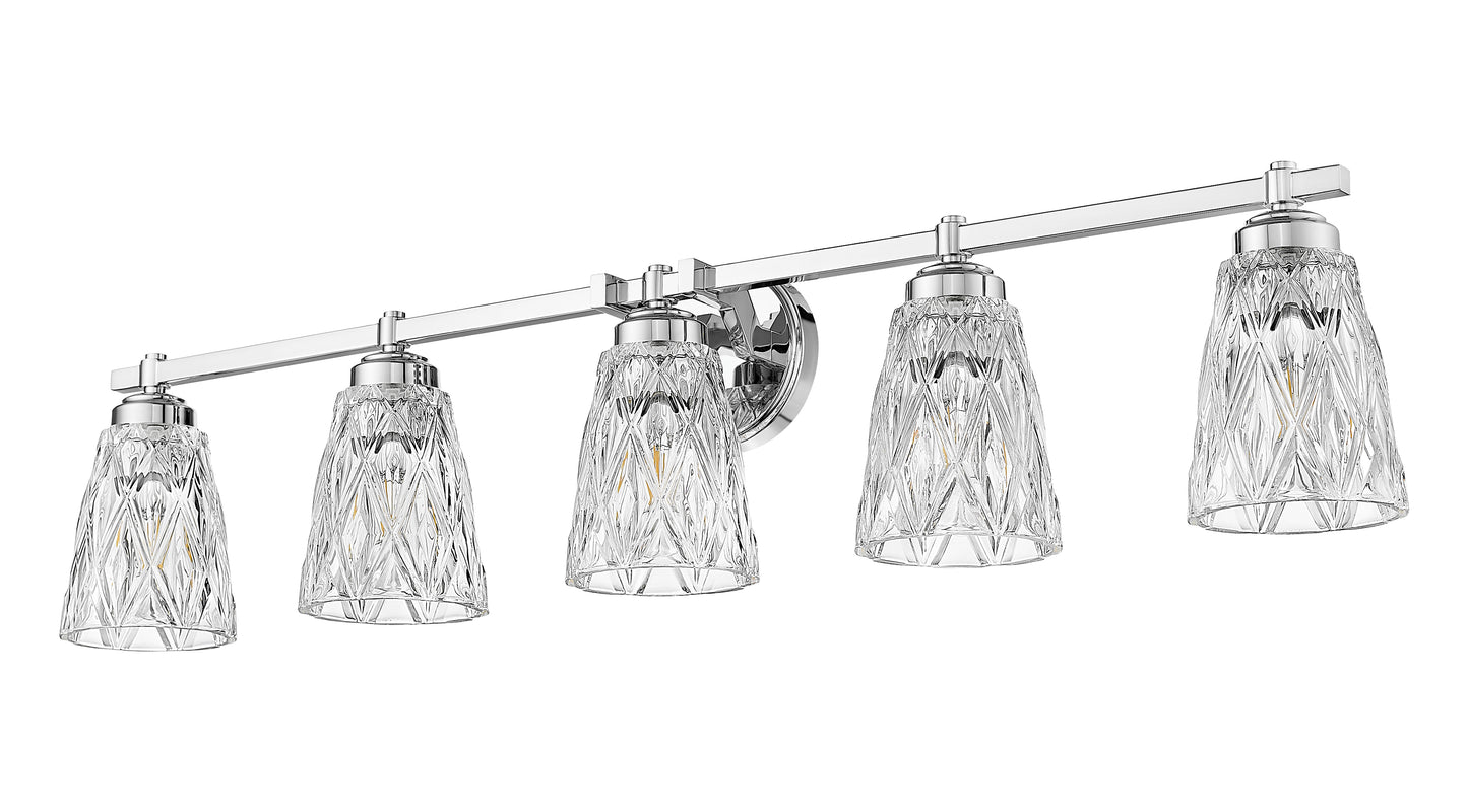 1960-5V-CH - Andree 5 Light 40" Vanity - Chrome