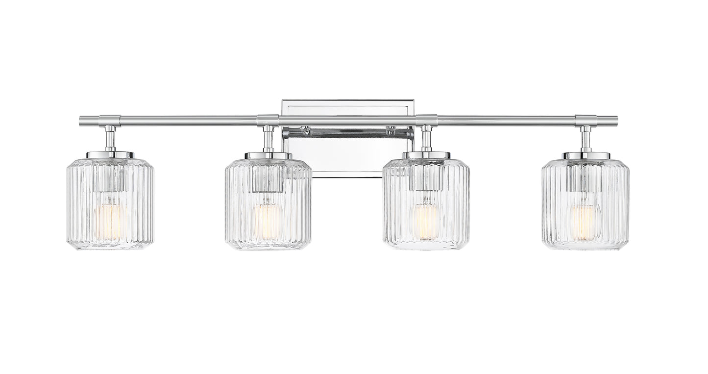 7515-4V-CH - Landon 4 Light 32" Vanity - Chrome