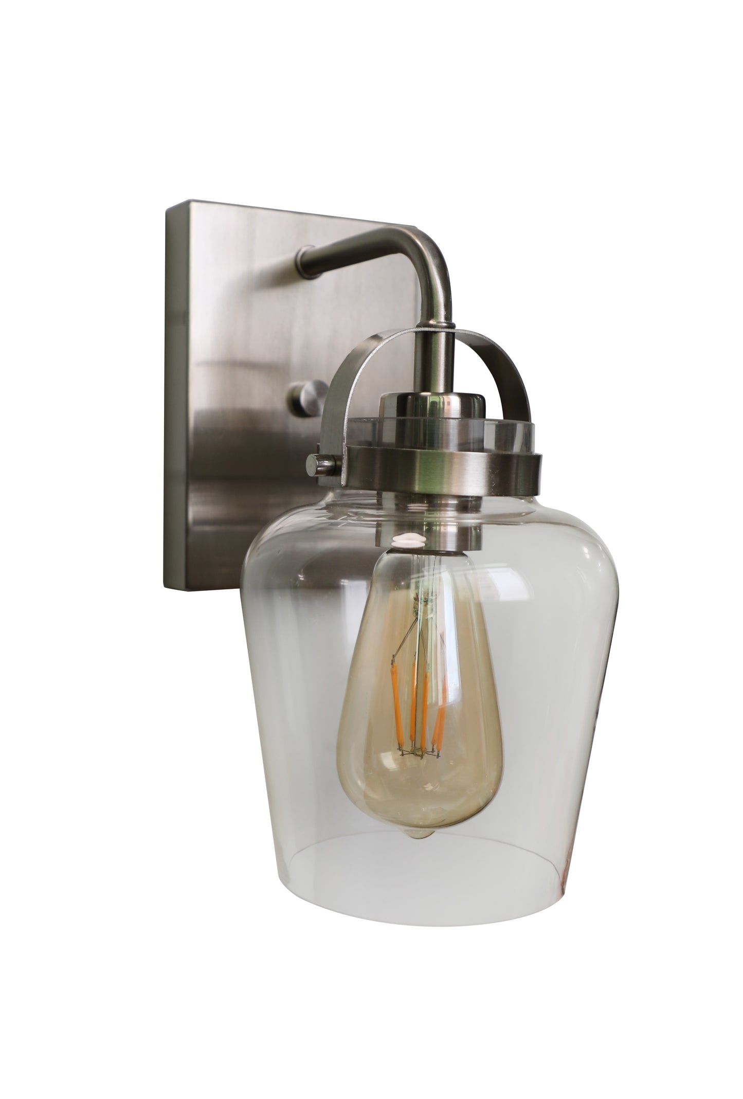 53501-BNK - Trystan 1 Light 10" High Wall Sconce - Brushed Nickel