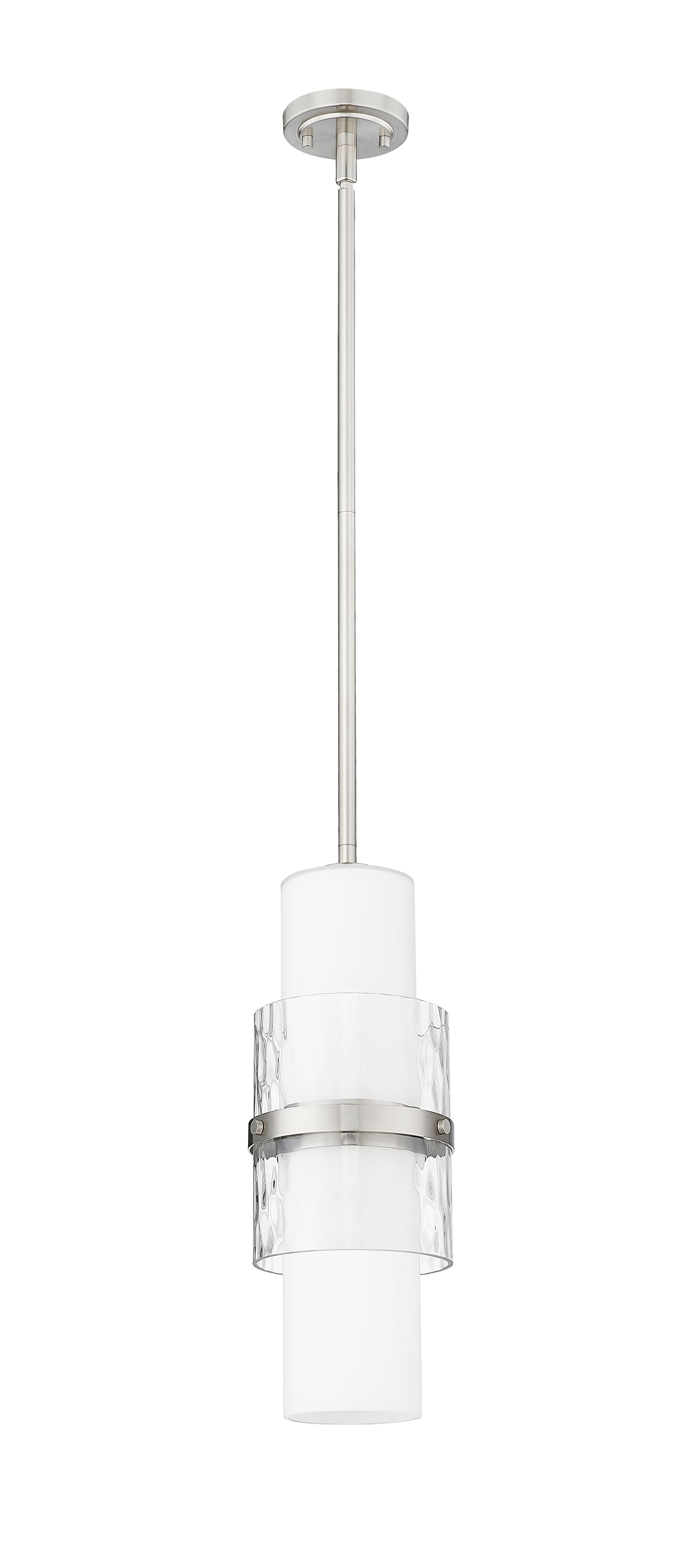 1946P-ROD-BN - Cayden 1 Light 6" Pendant - Brushed Nickel