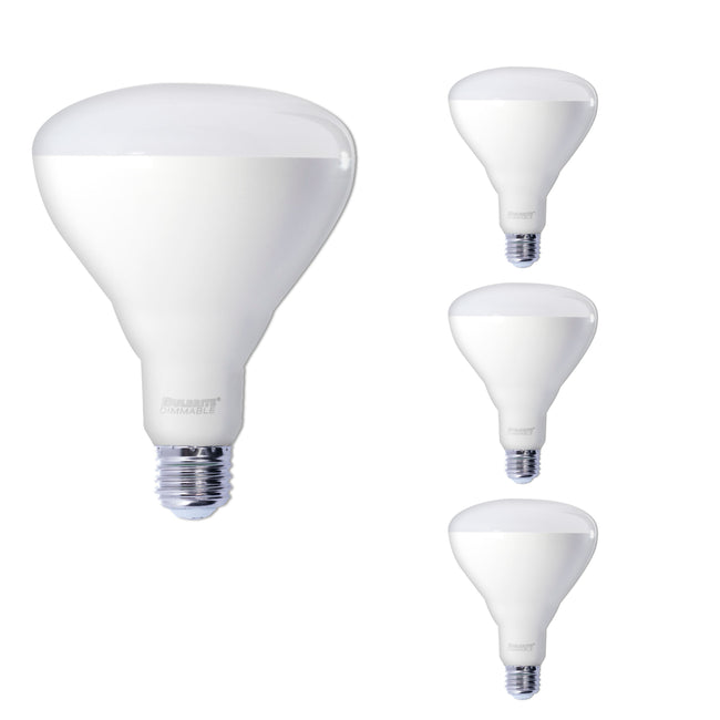 772877 - Dimmable Frost BR40 LED Light Bulb - 15 Watt - 3000K - 4 Pack