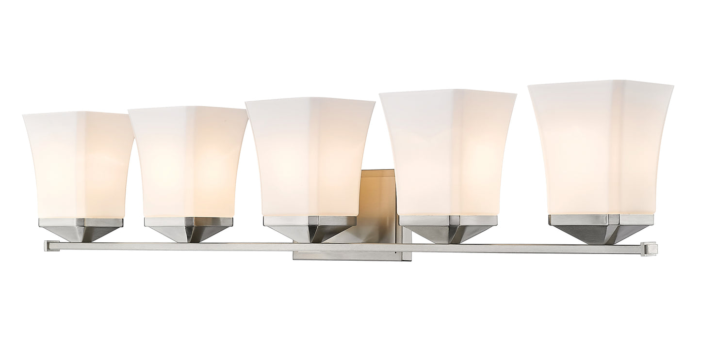 1939-5V-BN - Darcy 5 Light 38" Vanity - Brushed Nickel