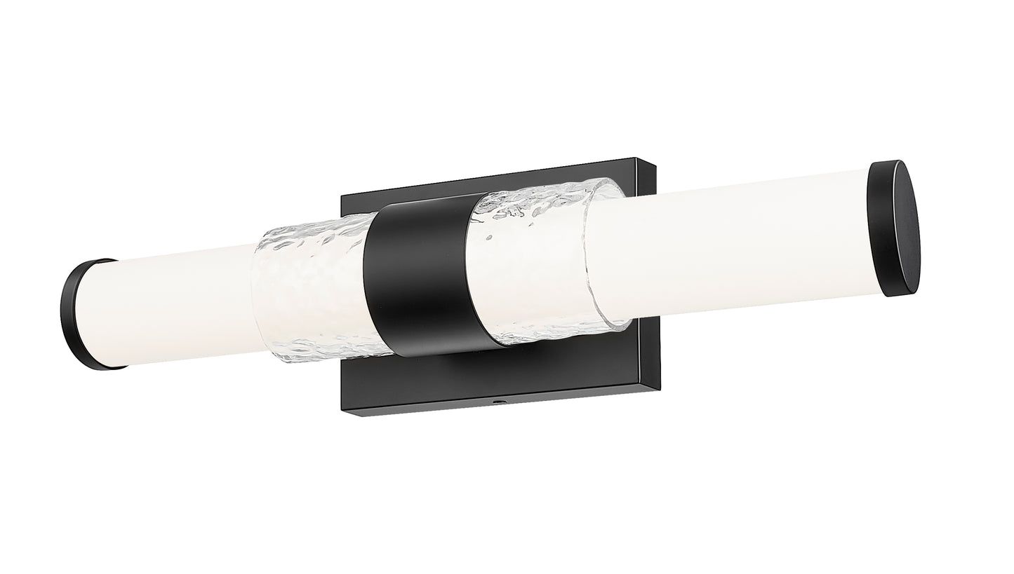1015-18W-MB-LED - Egon 1 Light 18" Vanity - Matte Black