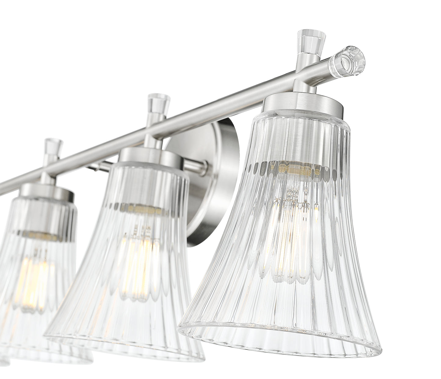 7519-4V-BN - Belle 4 Light 32" Vanity - Brushed Nickel