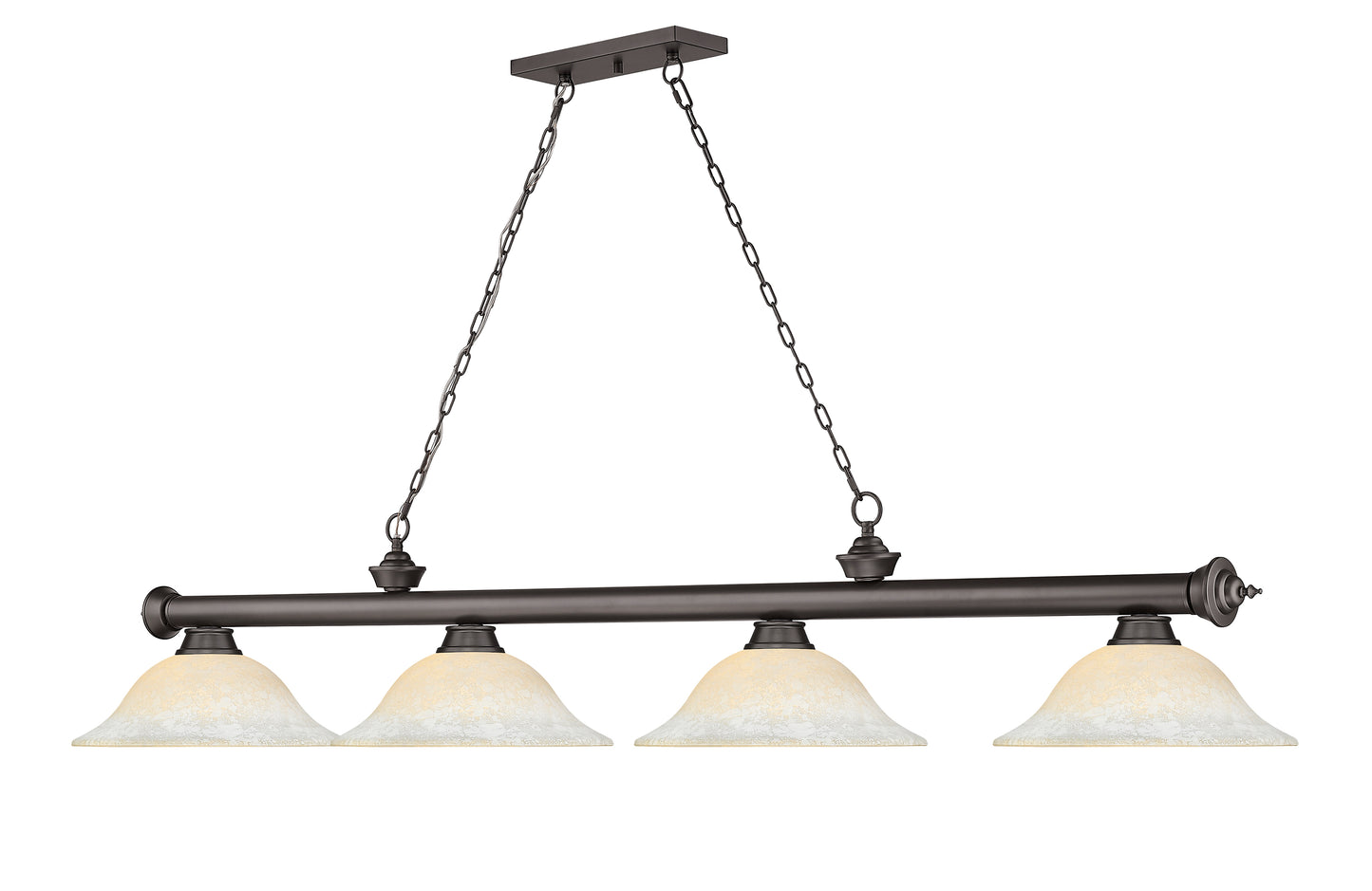 2306-4BRZ-WM16 - Cordon 4 Light 82" Billiard - Bronze