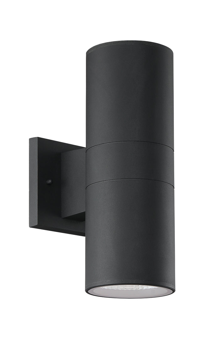 ZA2120-TB-LED - Pillar 2 Light 11.88" High Outdoor Wall Lantern - Textured Black