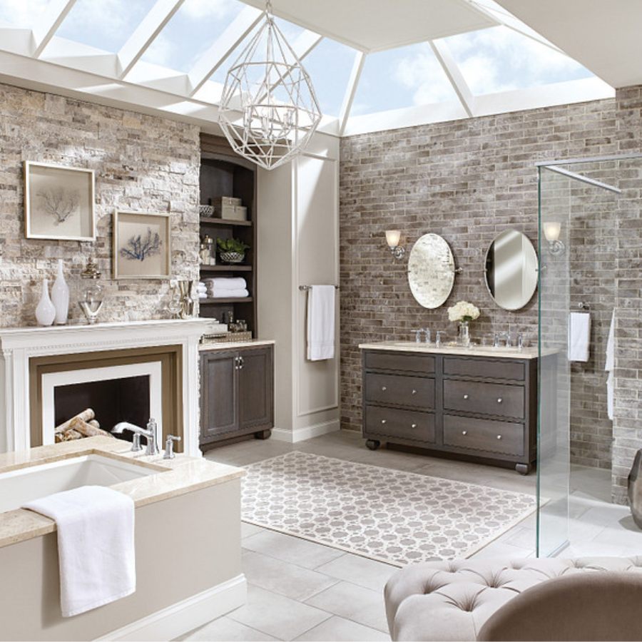 T683 - Dartmoor Two-Handle High Arc Roman Tub Faucet - Chrome