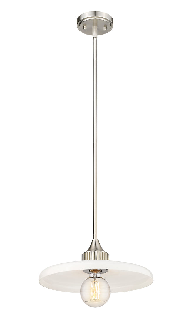 820P14-BN - Paloma 1 Light 14" Pendant - Brushed Nickel