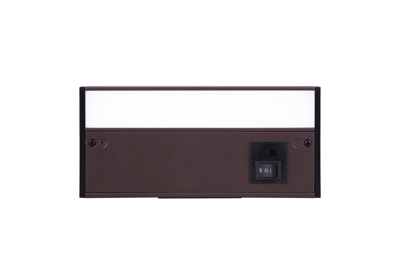 CUC3008-BZ-LED - 3CCT Under Cabinet Light Bars 1 Light 3.63" Wide Under Cabinet Light Bar - Bronze