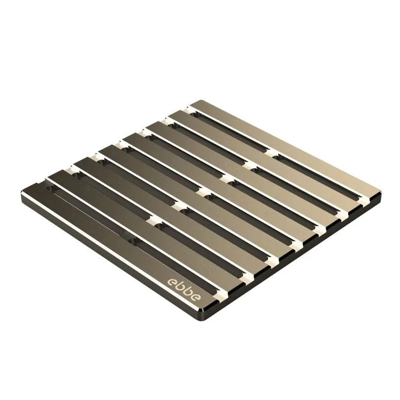 E4811-BN - Parallel Unique Drain Cover - Brushed Nickel