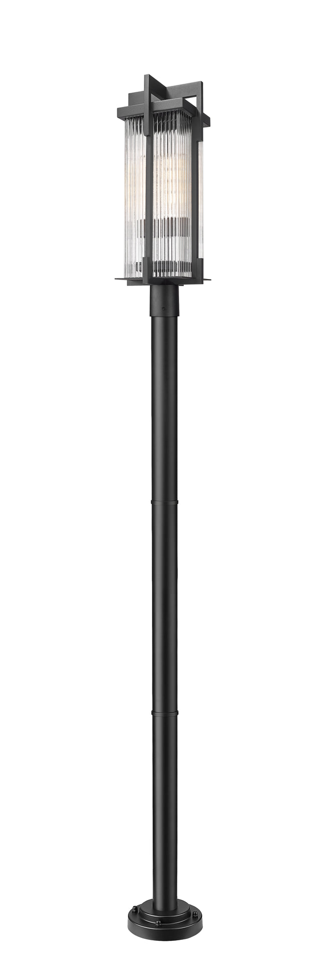 5031PHBR-5012P-BK - Fortis 2 Light 99" Post Light - Sand Black