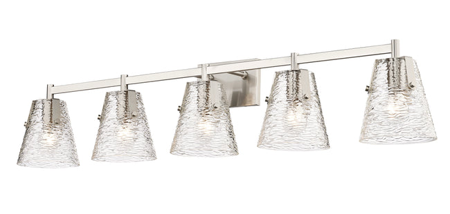 1101-5V-BN - Analia 5 Light 46" Vanity - Brushed Nickel