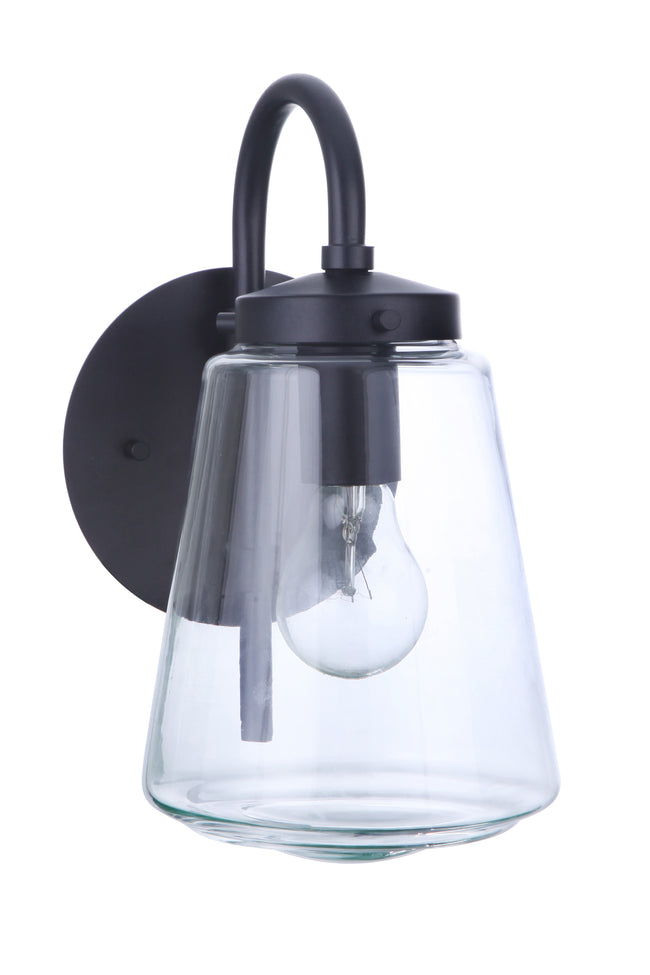 ZA3804-MN - Laclede 1 Light 12" High Outdoor Wall Lantern - Midnight