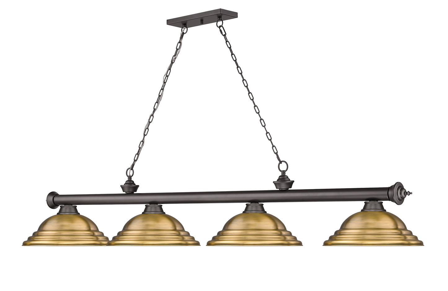 2306-4BRZ-SRB - Cordon 4 Light 82" Billiard - Bronze