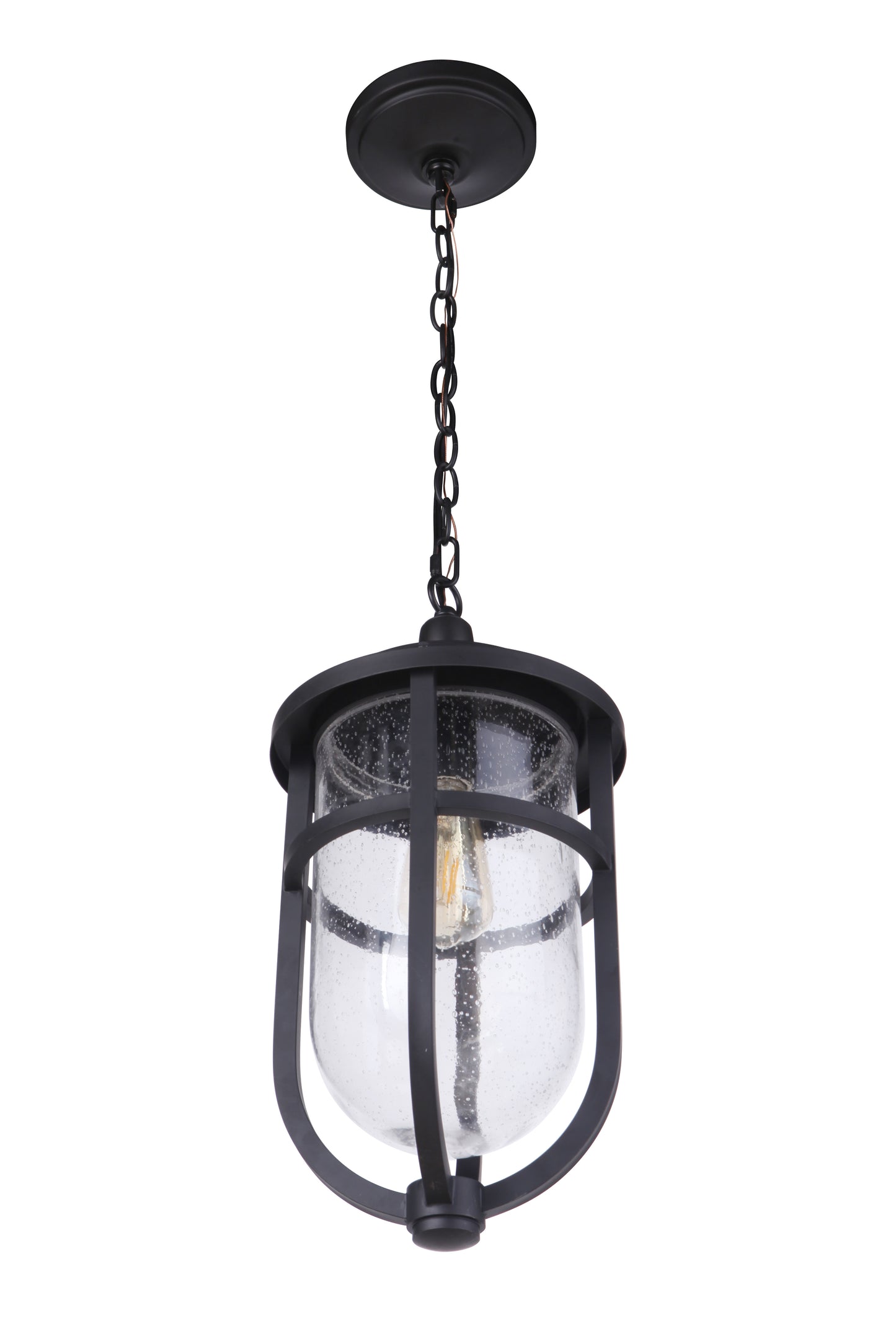 ZA4721-MN - Voyage 1 Light 9.5" Wide Outdoor Pendant - Midnight