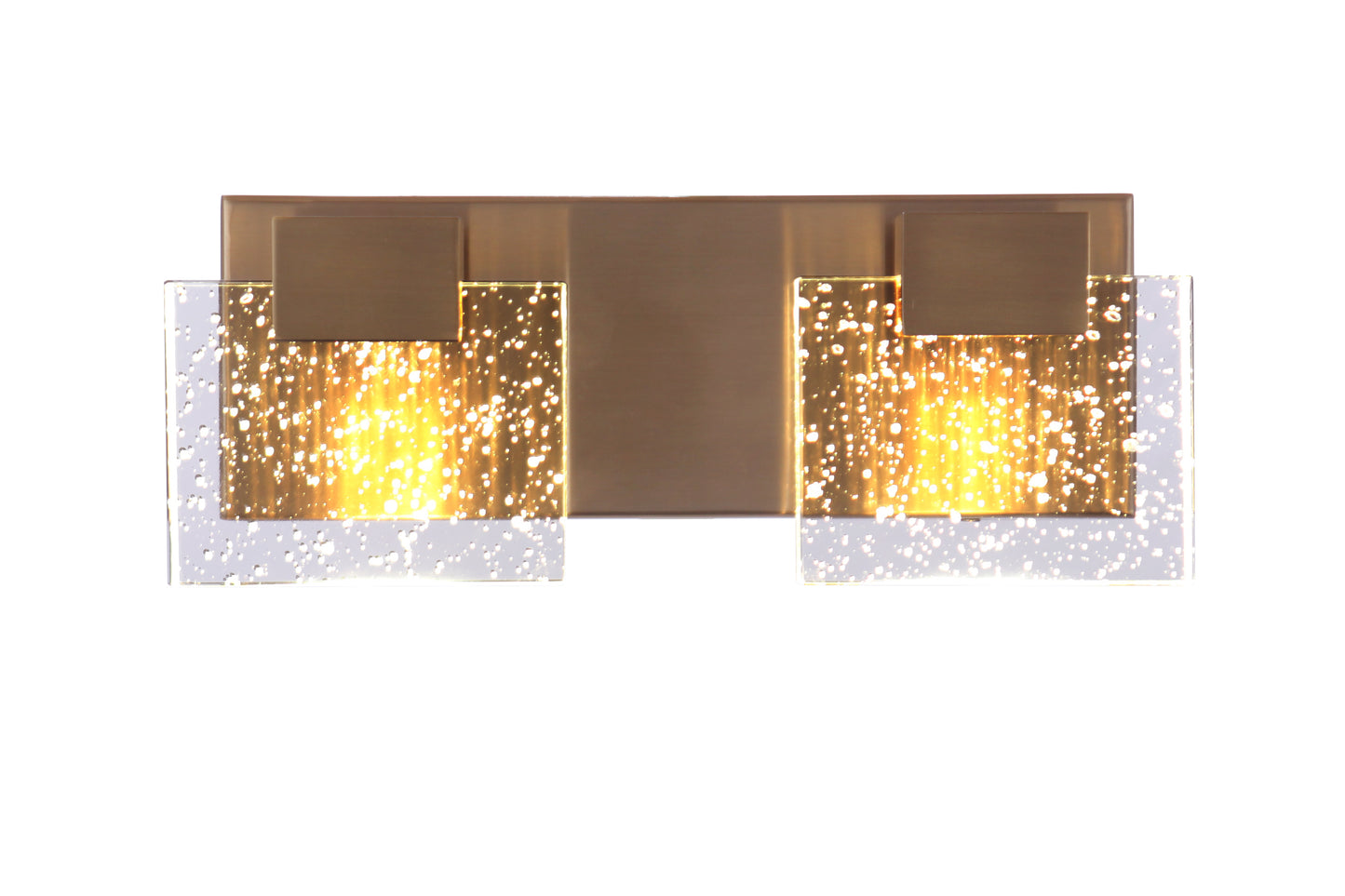 15913SB-LED - Alamere 2 Light 13" Wide LED Vanity Light - Satin Brass
