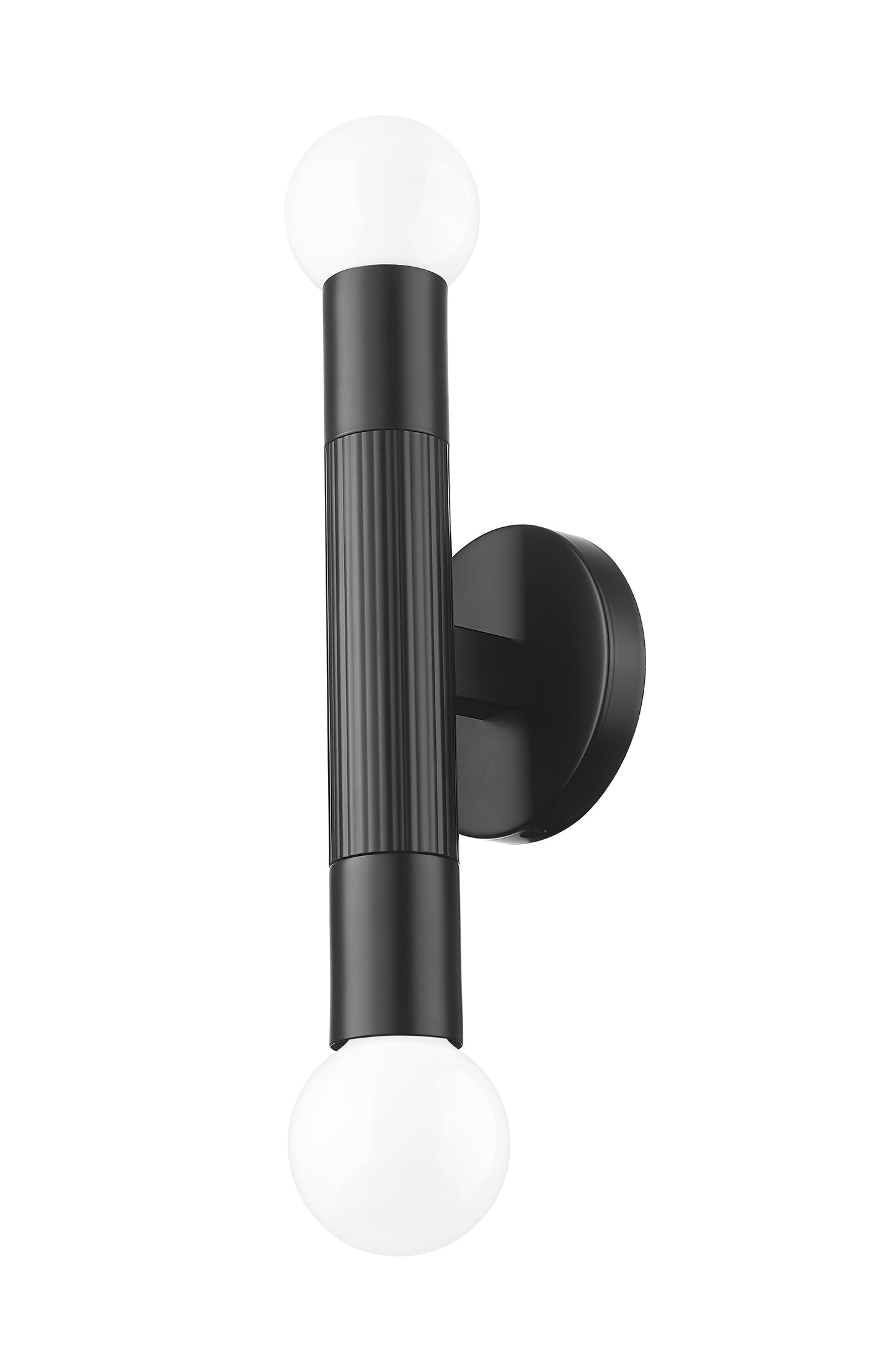 1956-2S-MB - Stari 2 Light Wall 12" Sconce - Matte Black