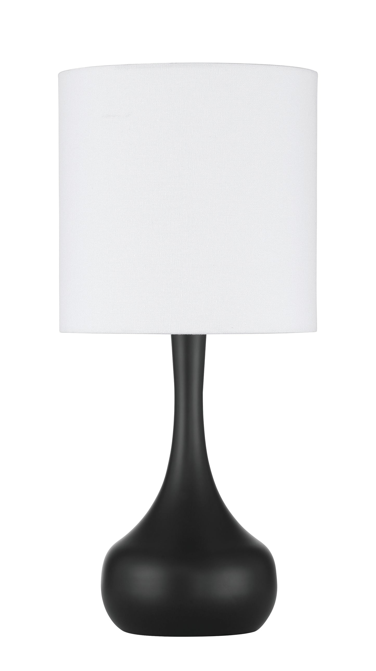 86226FB-T - Pallo 1 Light 17" High Table Lamp - Flat Black