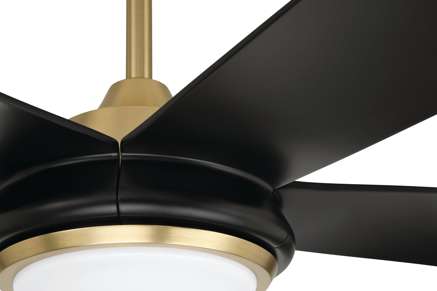 FRY52SBFB5 - Frye 52" 5-Blade Indoor ceiling Fan 52" 5 Blade Ceiling Fan with Light Kit - Satin Brass
