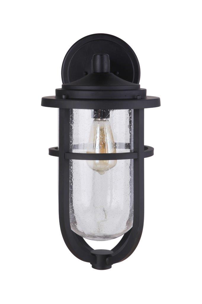 ZA4724-MN - Voyage 1 Light 19" High Outdoor Wall Lantern - Midnight