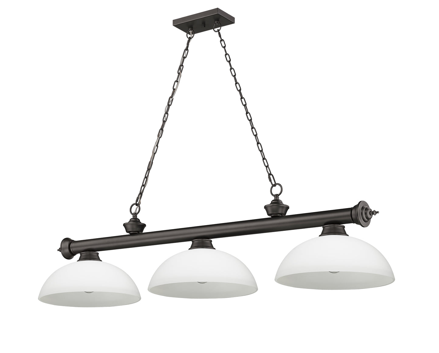 2306-3BRZ-DMO14 - Cordon 3 Light 57" Billiard - Bronze