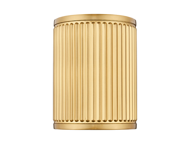 1013F6-MGLD-LED - Stari 1 Light Flush 6" Mount - Modern Gold