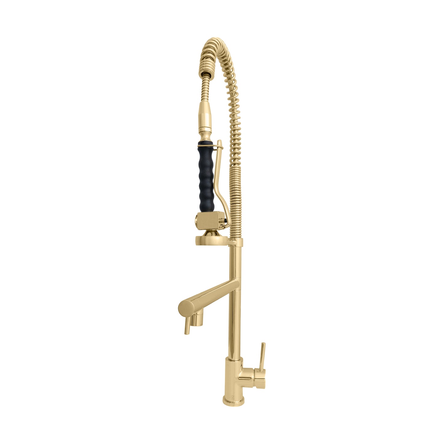 VNG-KF-PG - Van Gogh Pull Down Spring Kitchen Faucet with Pot Filler in Polished Gold
