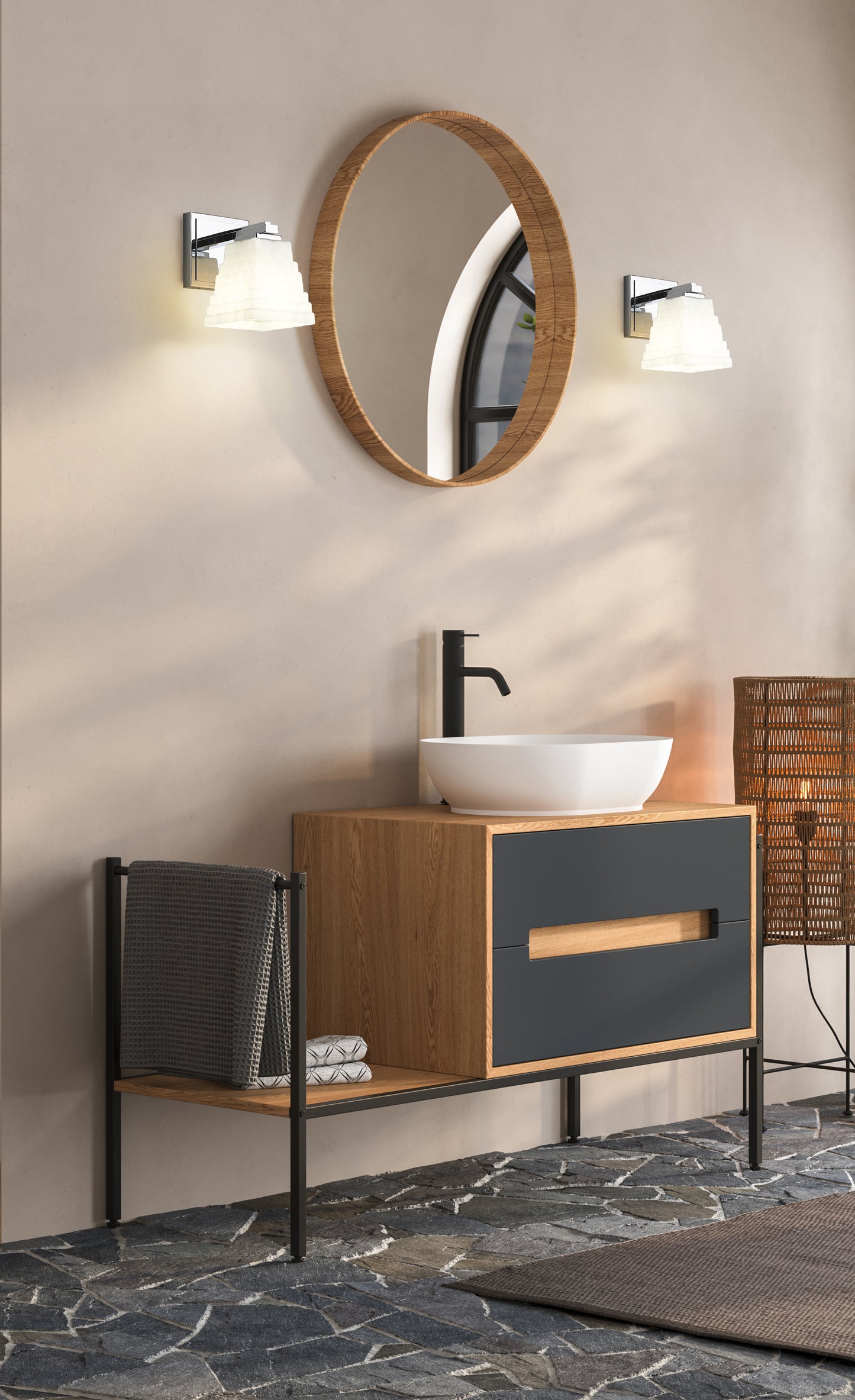 7514-1S-CH - Annalise 1 Light Wall 7" Sconce - Chrome