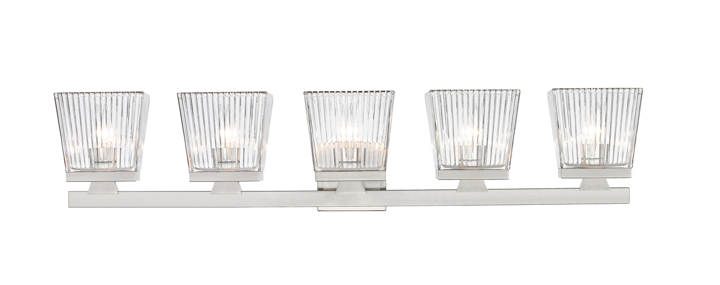 1936-5V-BN - Astor 5 Light 36" Vanity - Brushed Nickel