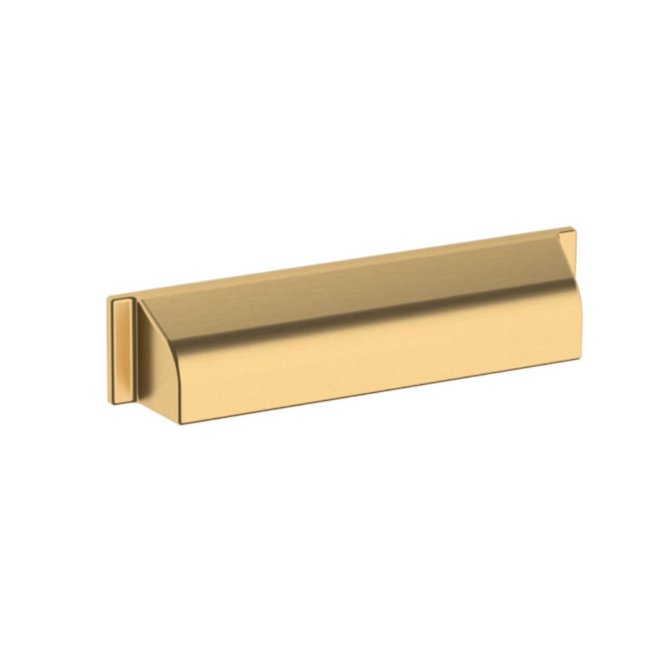 4422044 - 6" Centers - Transitional Cup Pull - Satin Brass